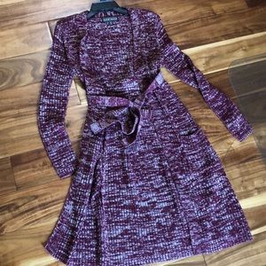 Cranberry Long Cardigan